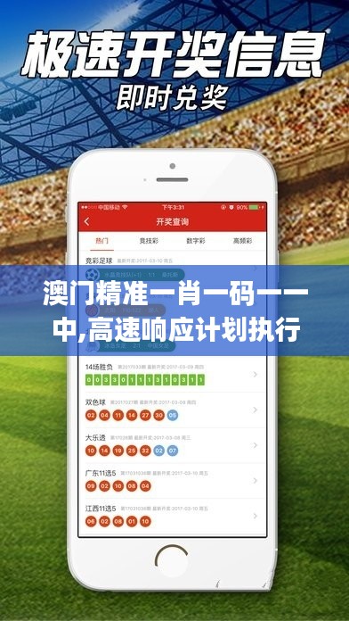 澳门精准一肖一码一一中,高速响应计划执行_灵动版ALE20.877