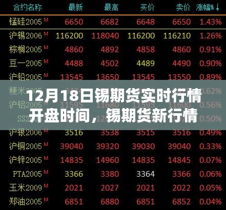 锡期货市场新行情开启，掌握实时动态，开启成功之门