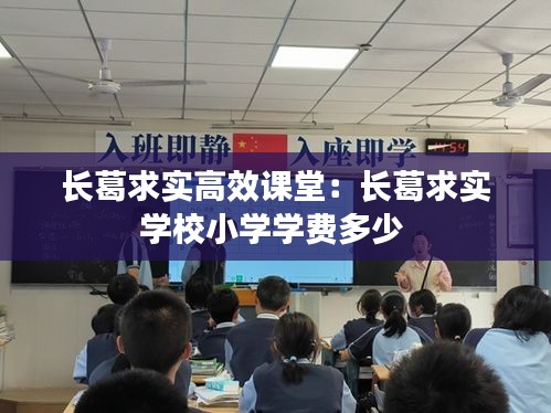 长葛求实高效课堂：长葛求实学校小学学费多少 