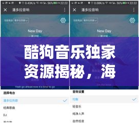 酷狗音乐独家资源揭秘，海量音乐等你探索！